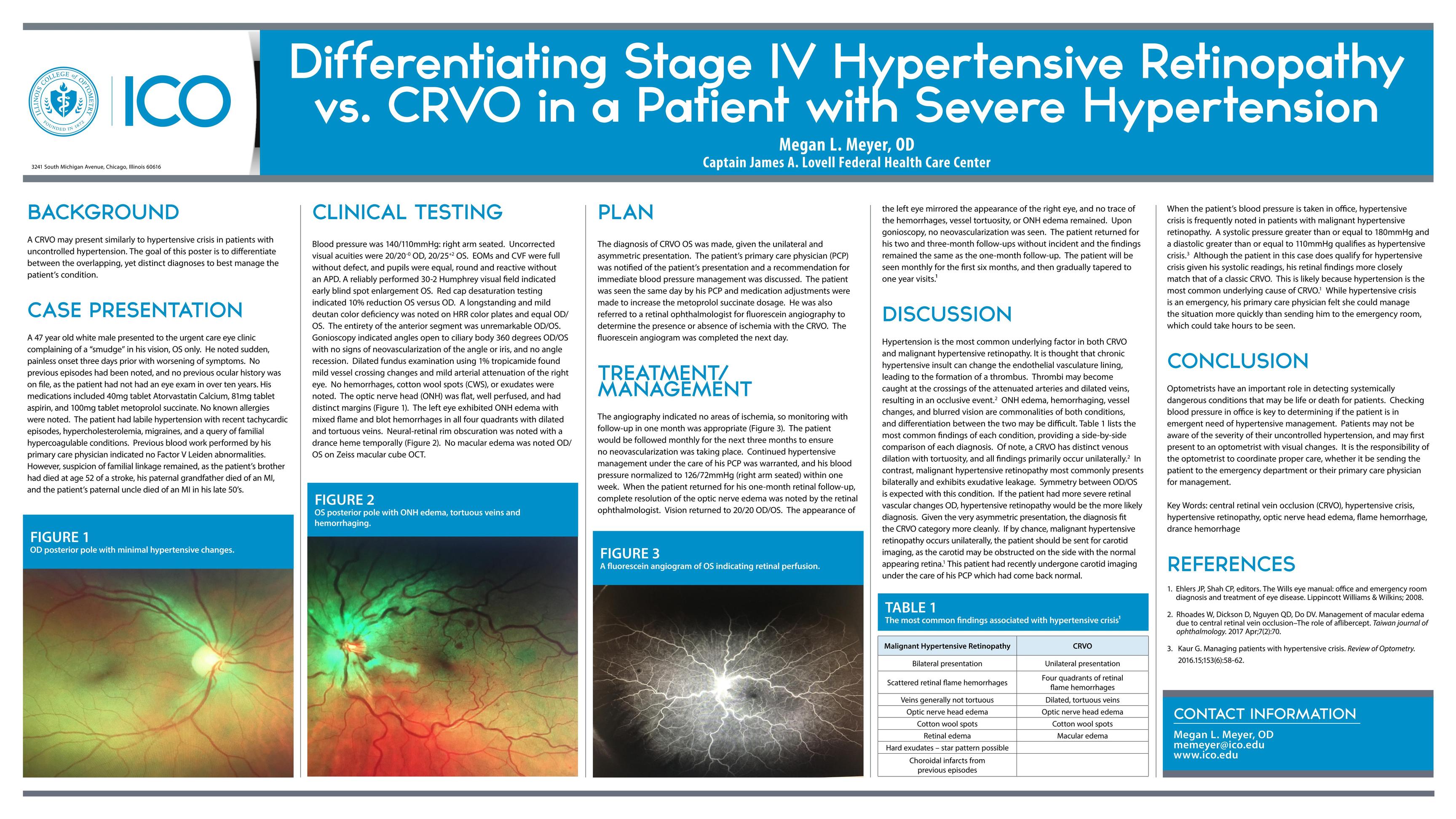 topics for poster presentation in ophthalmology